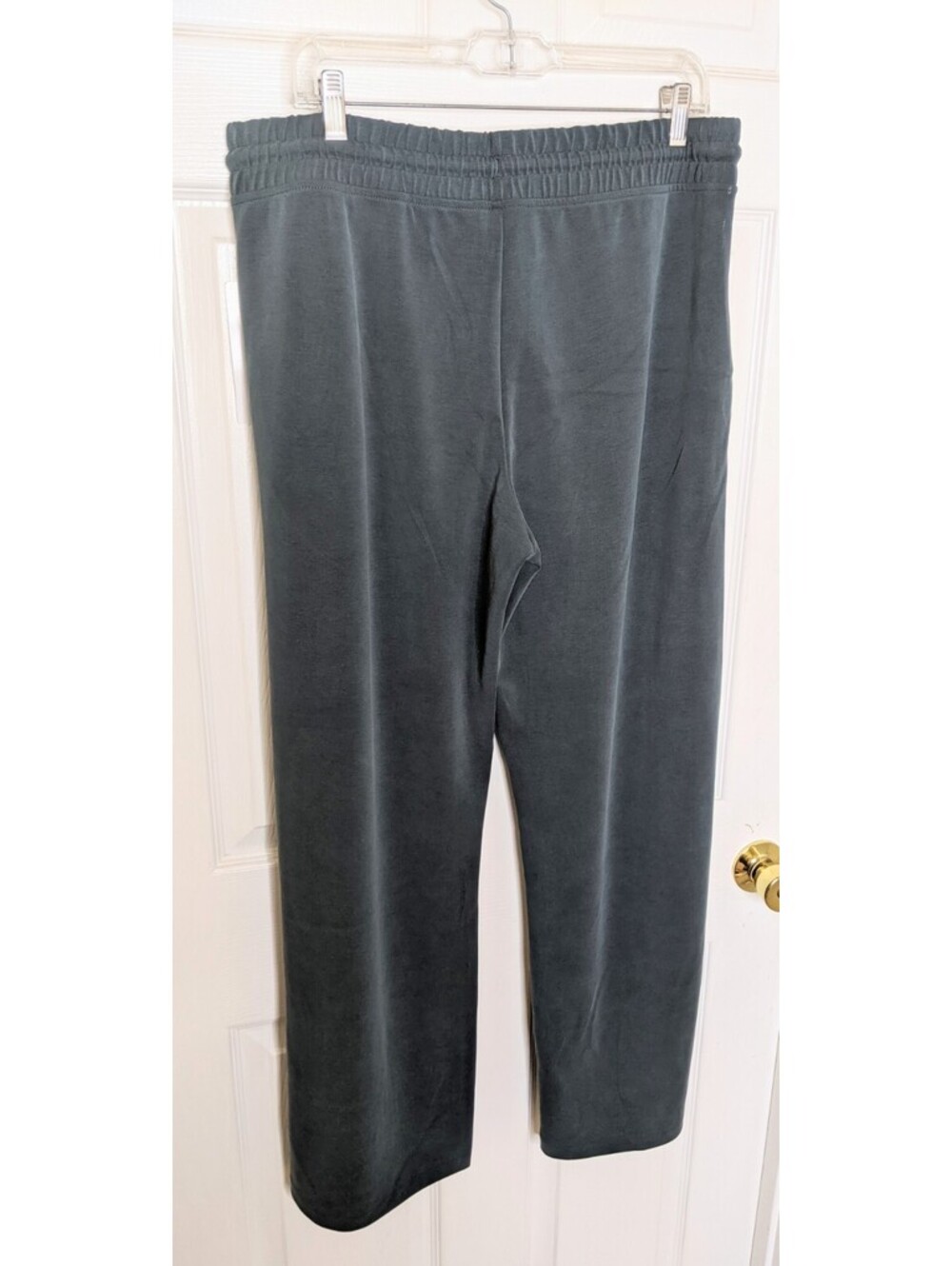 Athleta Women's Seasoft Mid Rise Straight Pants NWT Soft Blue-Green Size Large - Picture 8 of 8